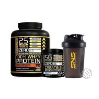 PACK PROTEINA 100% WHEY PROTEIN 5LBS CHOCOLATE + CREATINA 60SV + SHAKER - BRIAHLABS