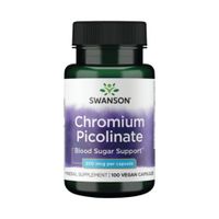 PICOLINATO DE CROMO 200MCG 100 CPS VEGANAS SWANSON
