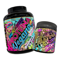 CREATINA MONOHIDRATADA 300GR PACK PROTEINA VEGANA ARANDANOS CREMA 5LB