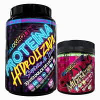 PROTEINA HIDROLIZADA 2,3LB DULCE DE LECHE + CREATINA 440 GR SANDIA