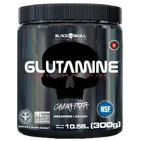 Glutamina 300gr - Black skull