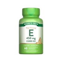 VITAMINA E 450MG (1000 IU) 60 SOFTGELS - NATURE'S TRUTH