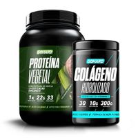 PACK PROTEINA VEGETAL CACAO ORGANICO + COLAGENO HIDROLIZADO SIN SABOR - GOHARD