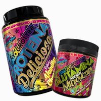 Proteina Whey Deliciosa 2.3 lb Vainilla + Glutamina 432g 80Sv