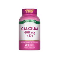 CALCIO 600 MG + VITAMINA D3 250 CAPSULAS - NATURE'S TRUTH