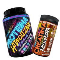 PROTEINA HIDROLIZADA DULCE DE LECHE 2,3 LB + CREATINA 40 SV NARANJA