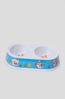 Plato Doble Plástico Celeste Chinitown