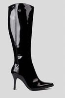 Bota Cuero Negro Charol Friné Landazuri