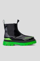 Botín Cuero Gaff Verde Liverta By Landazuri