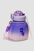 Botella De Agua Con Agarre 1000ml Morado Blanco Chinitown