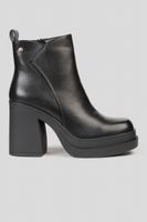 Botín Mujer Negro Liso Hiriko Boteli