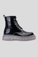 Botín Cuero Priss Negra Landazuri