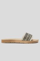 Sandalia Mujer Negro Peace Chancleta