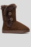 Bota Mujer Café Oscuro Hilda Chancleta