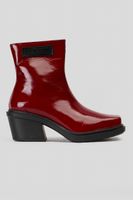 Botín Cuero Hela Caimán Rojo Landazuri