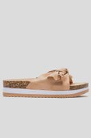 Sandalia Mujer Beige Allison Chancleta