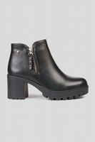 Botín Mujer Negro Liso Jun Boteli