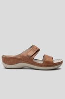 Sandalia Mujer Camel Kenya Chancleta