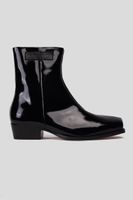 Botín Cuero Poseidón Negro Landazuri