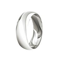 Argolla Matrimonio de Oro Blanco 18kt Inglés Argos de 5,0mm