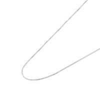 Cadena de Oro Blanco 18kt Eslabon Caja 40CM