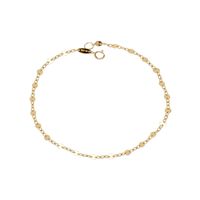 Pulsera de Oro 18kt Circulos Intercalados