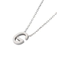 Collar de Plata Esterlina 925 Letra G