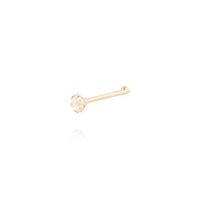 Aro Piercing de Oro 18kt Circonita