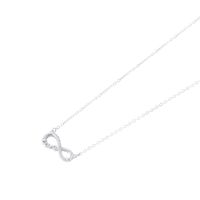 Collar de Plata Esterlina 925 Infinito Circón