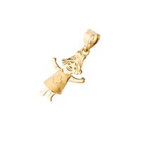 Colgante de Oro 18kt Niña Vestido