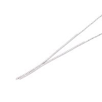 Collar Oro Blanco 18kt Eslabones y Diamantes 1,55 Qlts