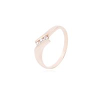 Anillo Oro Miel 18kt Tres Circones
