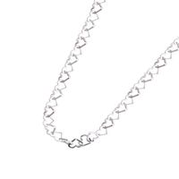 Collar de Plata Esterlina 925 Corazones