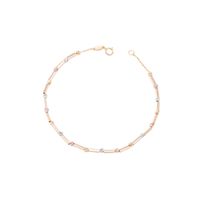 Pulsera Oro Amarillo 18kt Bolitas Tricolores