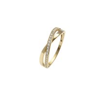 Anillo Oro Amarillo 18kt Infinito Circonita