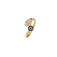 Anillo de Oro 18kt Diamantes 22 Pts es  Corte Brillante 9 Pts Zafiro