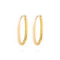 Aros de Oro 18kt Modelo Argollas Alargadas