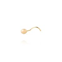 Aros de Oro 18kt Modelo Piercing con Bolita