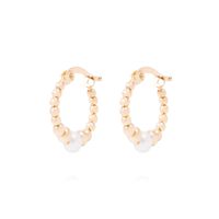 Aros de Oro de 18kt Argollas y perlas