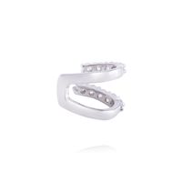 Piercing de Plata Esterlina 925 Earcuff doble