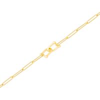 Pulsera de Plata Esterlina 925 Cadenas Revestido en Oro 18kt