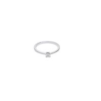 Anillo Oro Blanco 18kt Diamantes 3 Pts