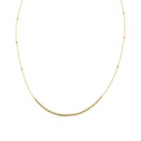 Collar Oro Amarillo 18kt Cadena de Esferas