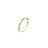 Anillo Oro Amarillo 14kt Tiara-Circonita