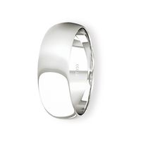 Argolla Matrimonio de Platino Inglés Argos de 5,0mm