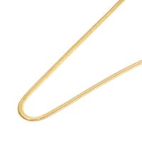 Collar de Plata Esterlina 925 Snake revestido en Oro 18kt