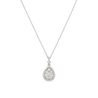 Collar Oro 18kt Diamantes de 84 Puntos Gota