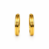 Aros Oro Amarillo 18kt Argollas