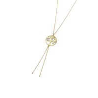 Collar Oro Amarillo 18kt Barras-circulos