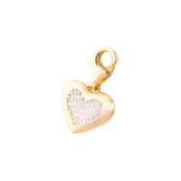 Pendiente de Oro 18kt Corazon Circon